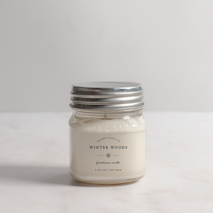 Winter Woods - Soy Wax Mason Jar Candle