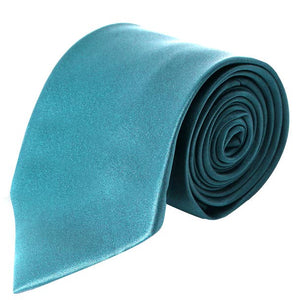 Poly Solid Satin Tie