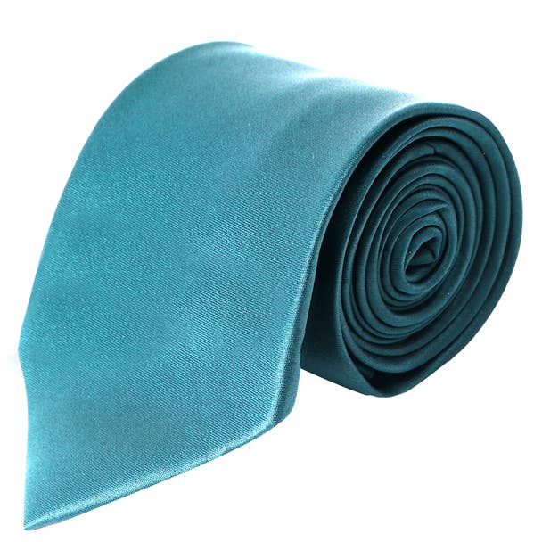 Poly Solid Satin Tie