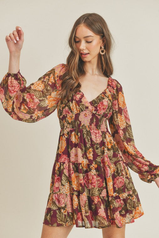 Floral Mini Dress
