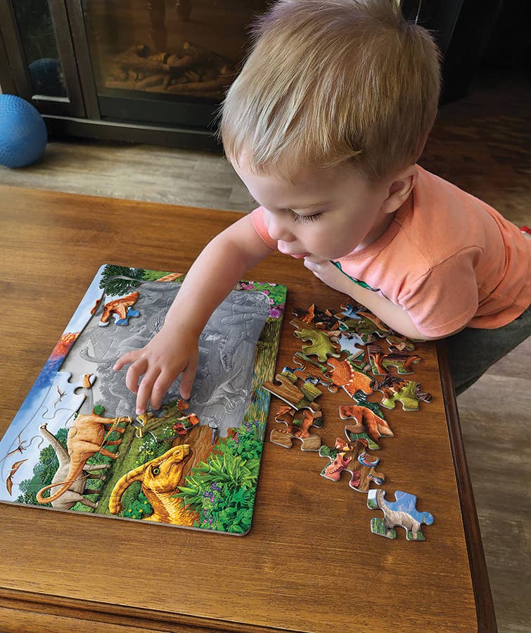Triceratops & Friends (Tray) 35pc puzzle