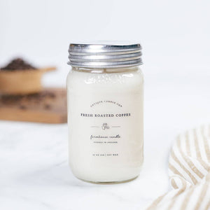 Fresh Roasted Coffee - Soy Wax Mason Jar Candle