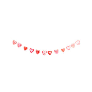 Layered Vintage Heart Banner
