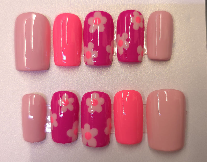 Pink on Pink Flowers