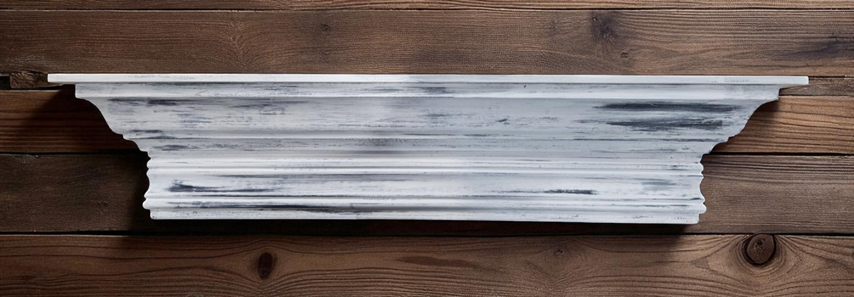 White shelf