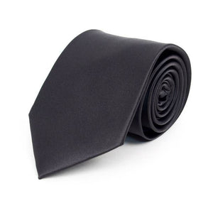 Poly Solid Satin Tie