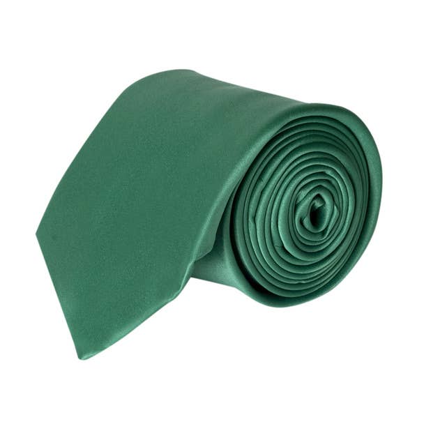 Poly Solid Satin Tie