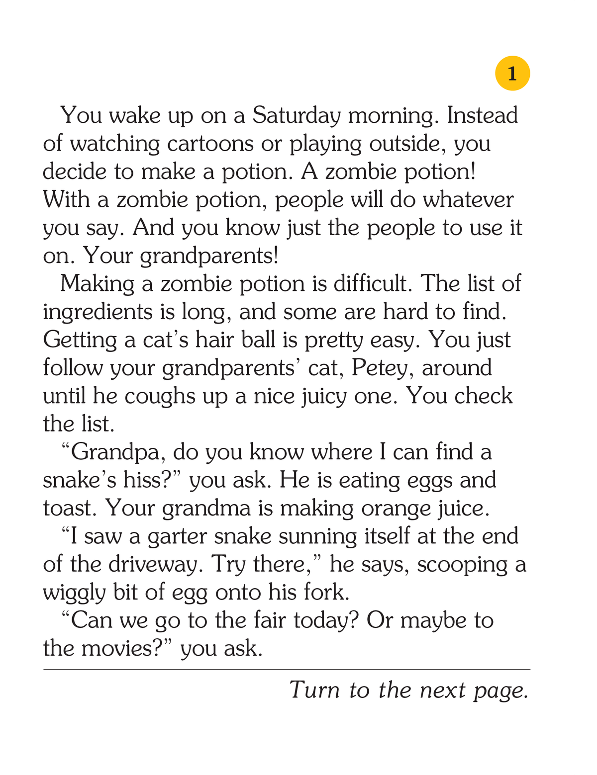 Your Grandparents Are Zombies!, Children's Book