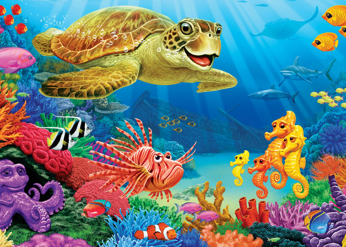 Undersea Turtle (Tray) 35pc puzzle