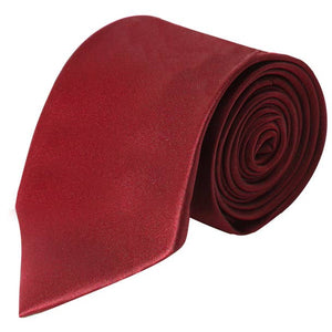 Poly Solid Satin Tie