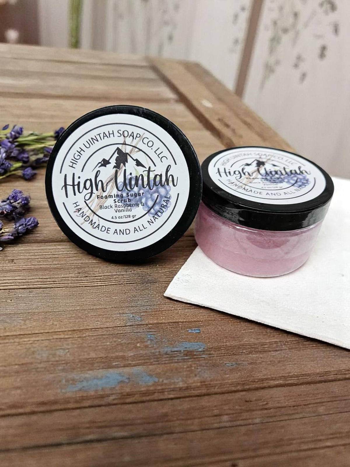 Foaming Sugar Scrubs