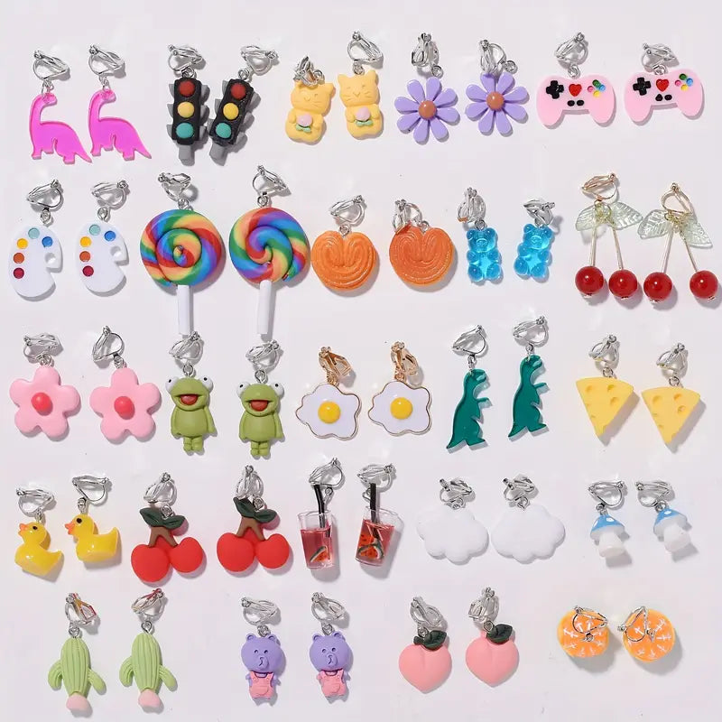 Cartoon Bead Earrings