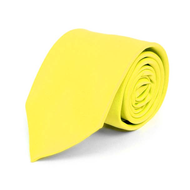 Poly Solid Satin Tie