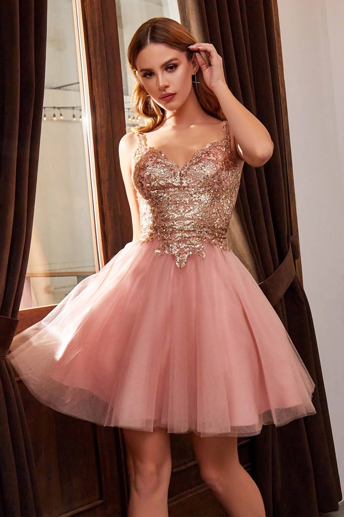 LAYERED COCKTAIL DRESS