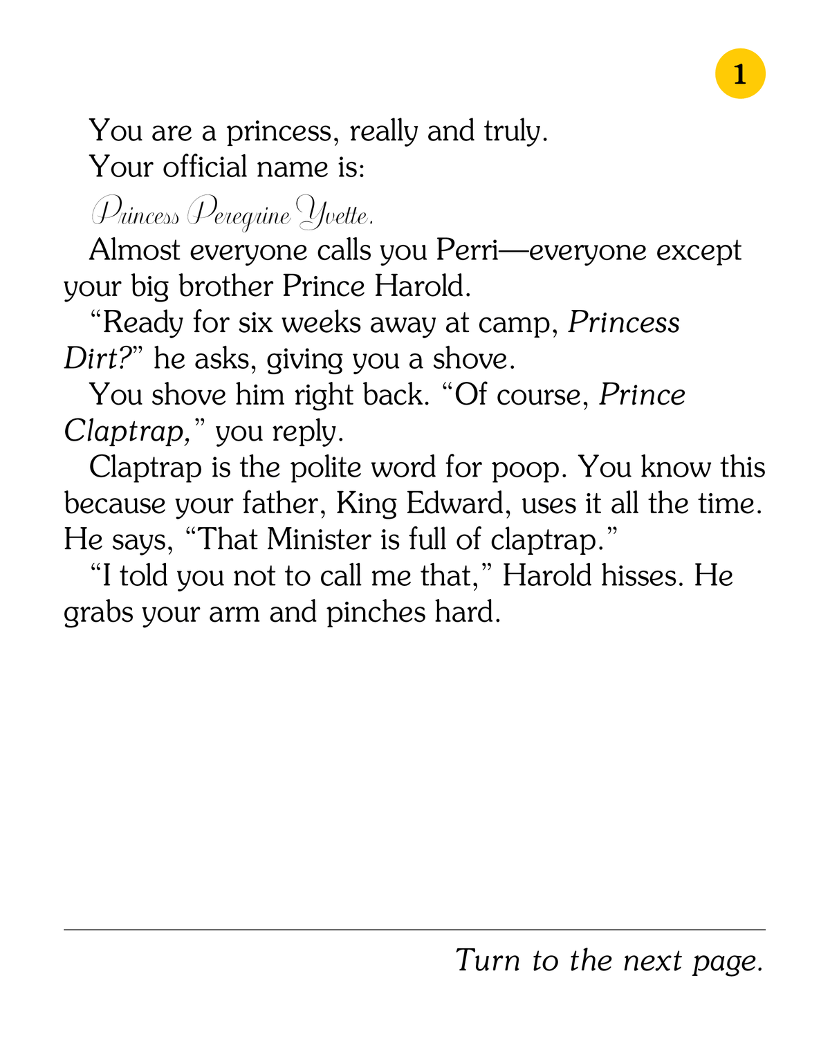 Princess Island, Children's Book
