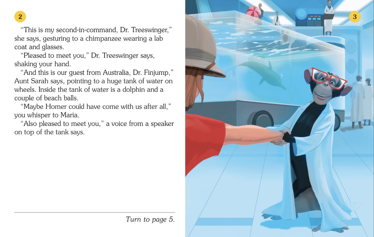 Dino Lab, Children's Book