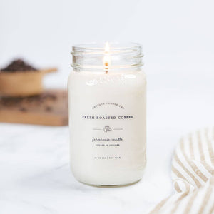 Fresh Roasted Coffee - Soy Wax Mason Jar Candle