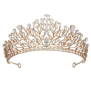 Wedding Tiaras and Crowns for Women Princess Crown Gold