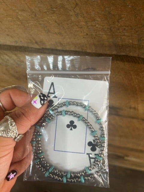 turquoise + silver