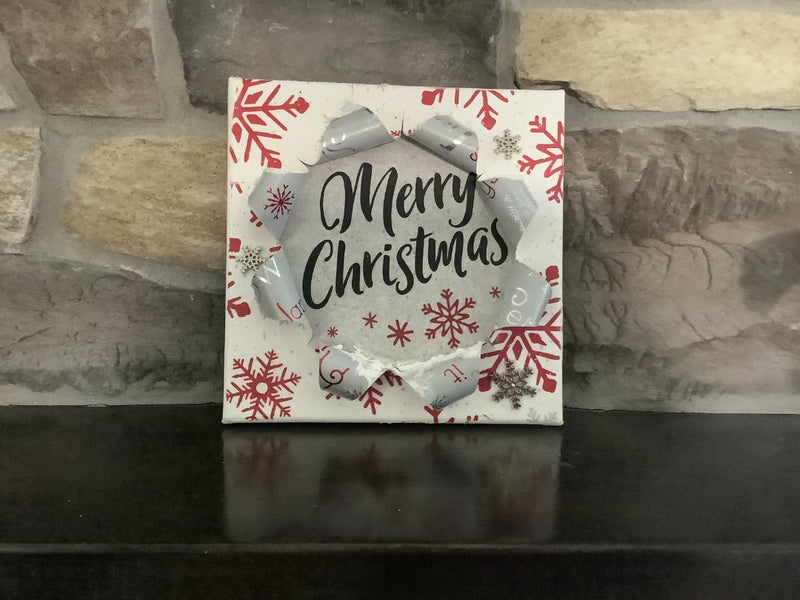 Busted Canvas Christmas