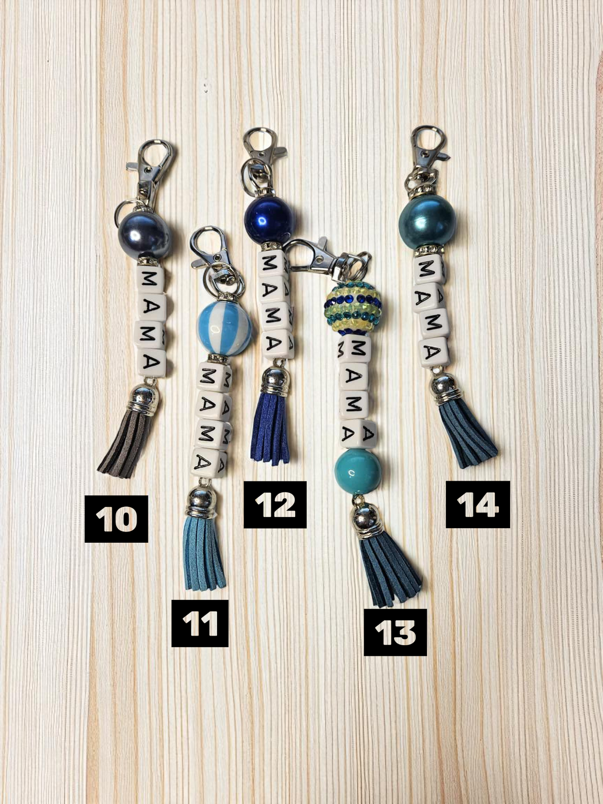 Beaded keychain