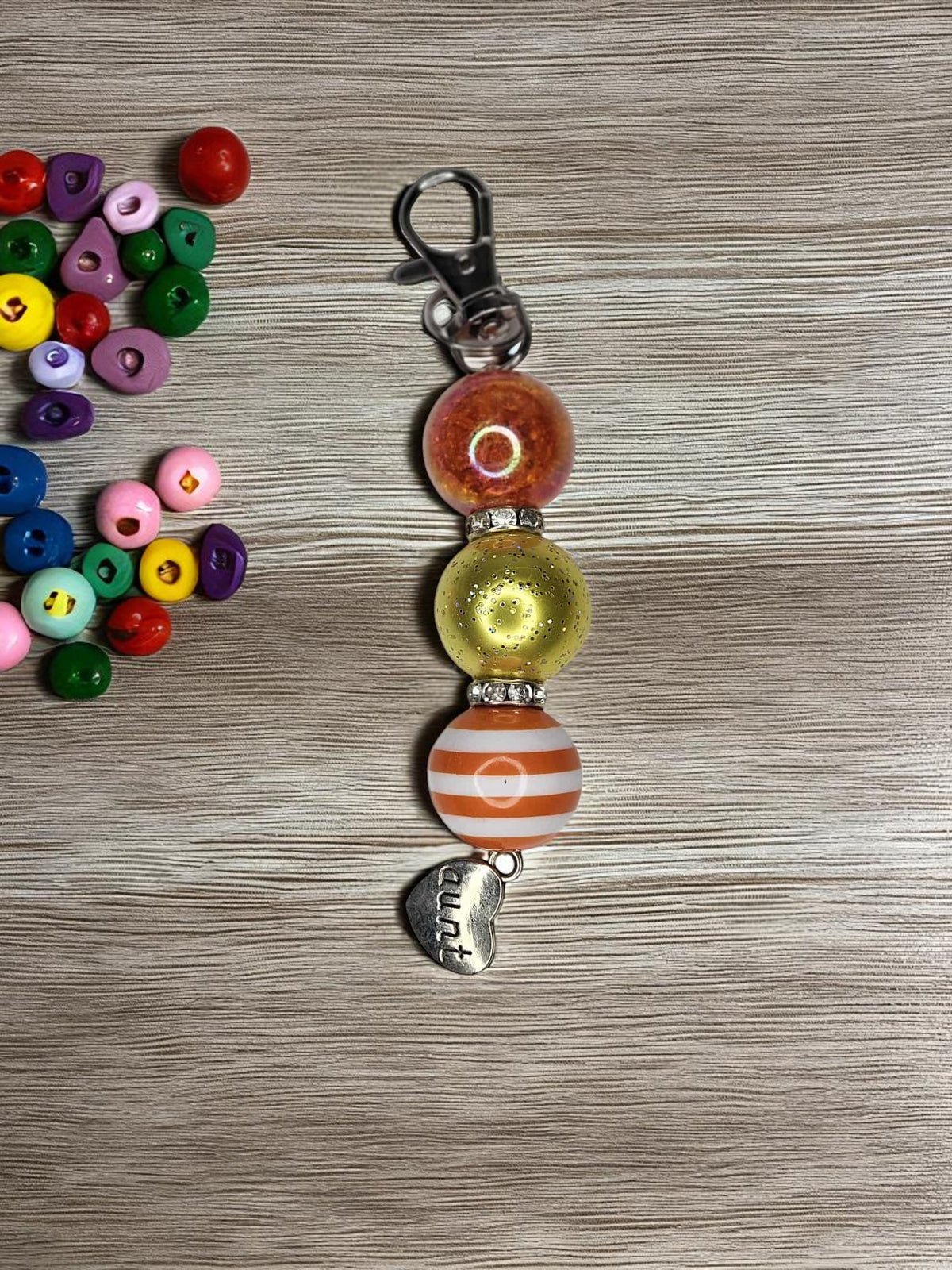 Beaded keychain