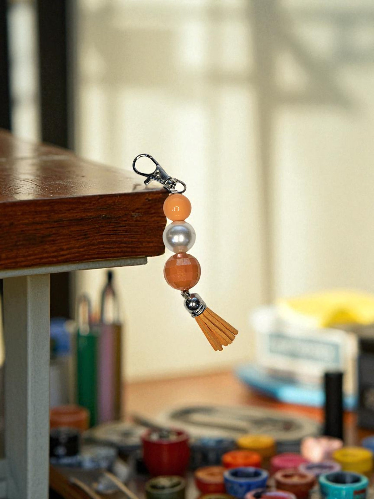 Beaded keychain
