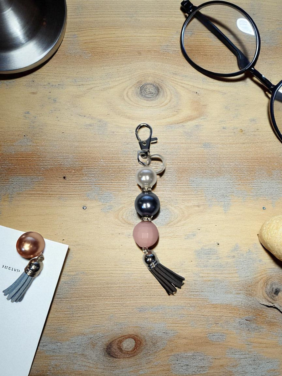 Beaded keychain