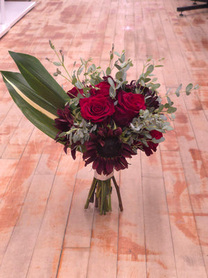 brown sunflower bouquet
