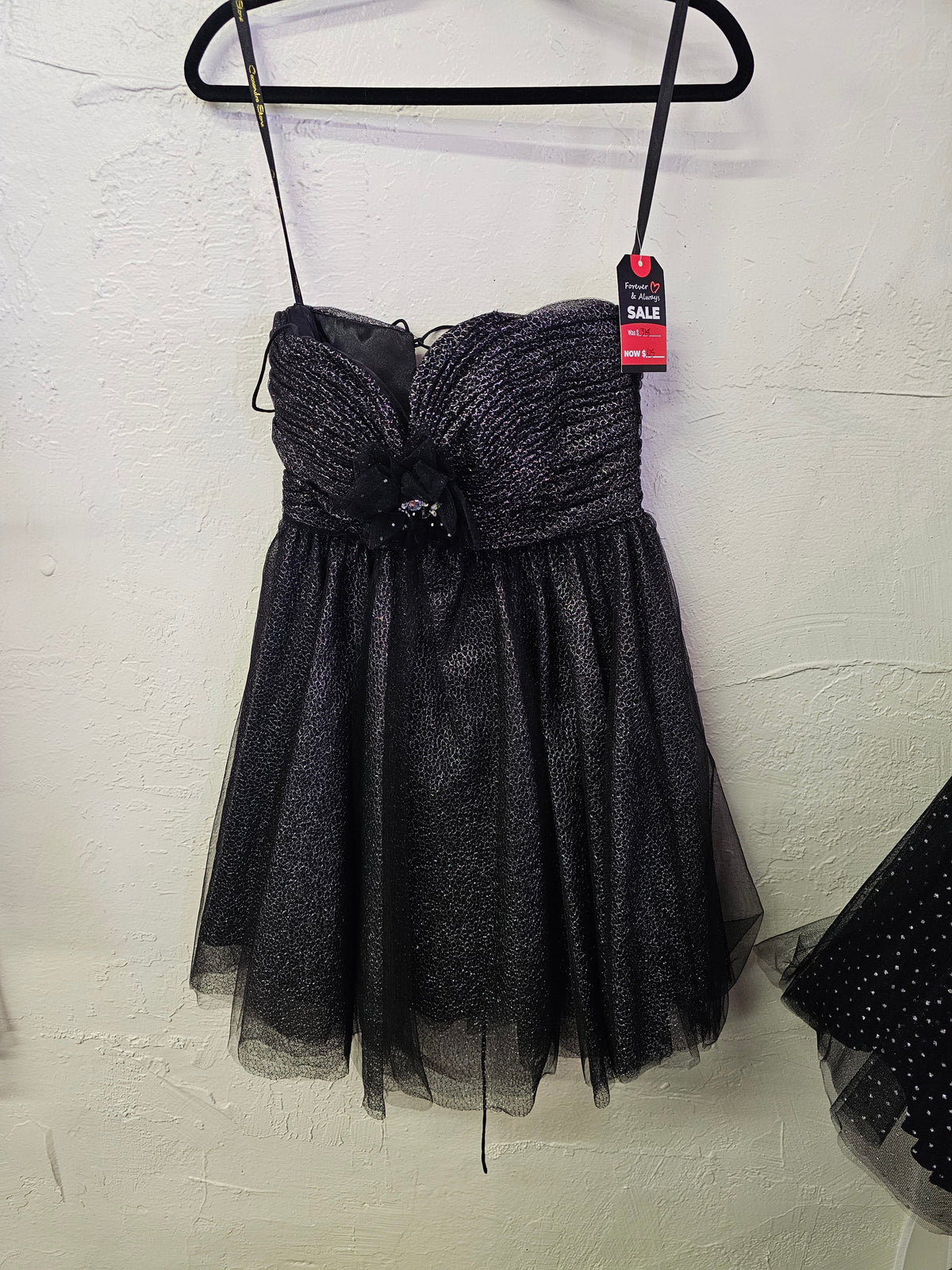 Black sparkly