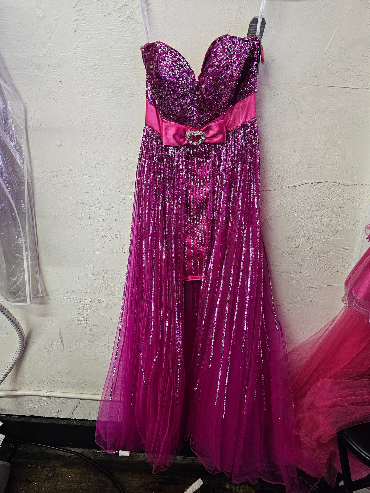 Pink sequin
