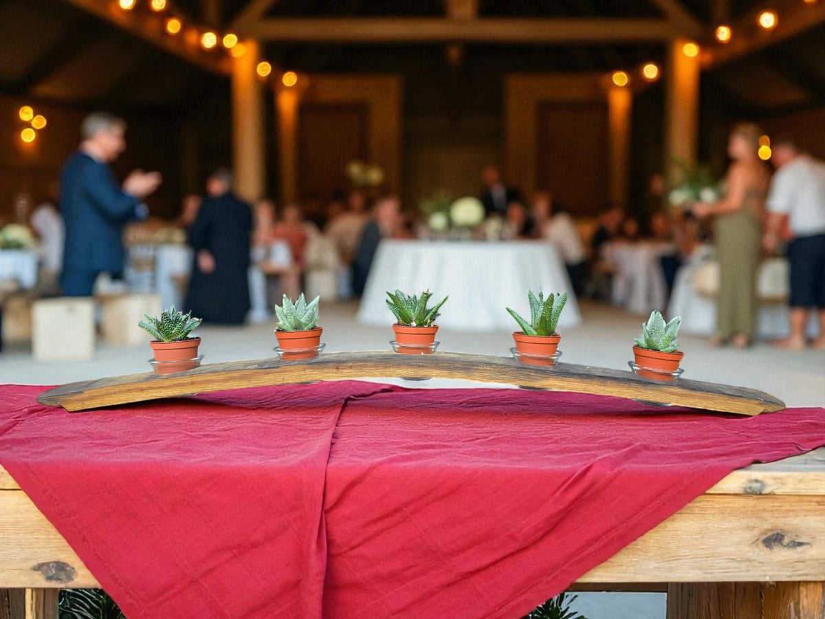 Wine Barrel Centerpiece (NO PLANTS)